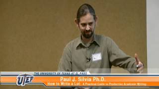 Paul Silvia PhD  How to Publish a Lot and Still Have a Life Pt 1 [upl. by Sivlek807]