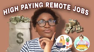 Earn up to 25 an hour with High paying remote jobs  make money online now [upl. by Arriaes]