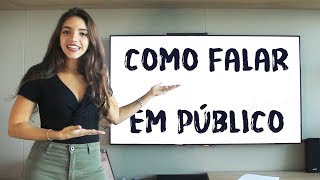 COMO FAZER BOAS APRESENTAÇÕES E FALAR EM PÚBLICO  Débora Aladim [upl. by Ecyle601]