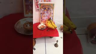 Hanuman ji pooja jaihanuman jaishreeram viralshort [upl. by Faubion]