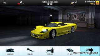 CSR Racing Saleen S7 Twin Turbo SHIFT PATTERN 75xx  NO MECH [upl. by Jeremias]