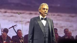 Andrea Bocelli  Nelle Tue Mani Budapest 25112017 [upl. by Nerak196]