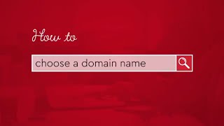 How to choose a domain name [upl. by Yrtua]