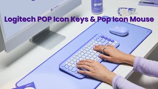 Logitech POP Icon Keys amp Pop Icon Mouse  Review Full Specifications [upl. by Damas]