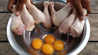 Tasty Crispy Chicken Drumstick Cooking  Chicken Drumstick Crispy Recipe [upl. by Jeromy632]