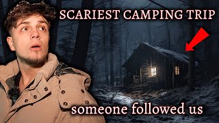 MOST HAUNTED CABIN IN THE WOODS CAMPING TRIP  TRAPPED DURING SNOWSTORM  WE WERE NOT ALONE [upl. by Osanna530]