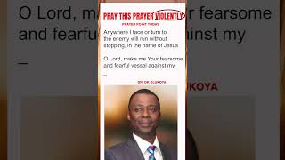 Olukoya prayers  Anywhere I face or turn to the enemy will run without stopping in Jesus name [upl. by Nawud]