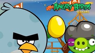 Angry Birds Seasons  GOLDEN EGG SUMMER CAMP Level 11 to 15 [upl. by Malita559]