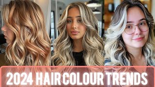 New hair colour trends 2024 with highlights Blonde Highlights for fall 2024hair stylesforall [upl. by Seniag219]