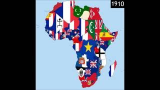 Africa Timeline of National Flags  Part 1 [upl. by Bergh]