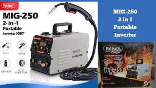 MIG250 2 in 1 PORTABLE INVERTER WELDING MACHINE  unboxing [upl. by Pippa]