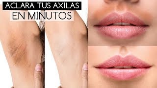 ¿CÓMO ACLARAR LAS AXILAS DE INMEDIATO 5 recetas de exfoliantes caseros  MeLlamoVania [upl. by Nylatsyrc717]