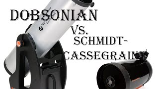 DOBSONIAN v SCHMIDTCASSEGRAIN TELESCOPE [upl. by Erapsag]