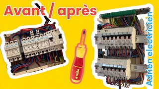 Tableau électrique avant  après version un peut plus longue [upl. by Rednaeel514]