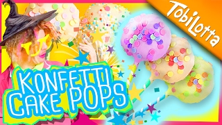 Konfetti Cake Pops selber machen  Tante Emmas einfache Rezepte  Kinderrezept  Kinderkanal [upl. by Irahs]