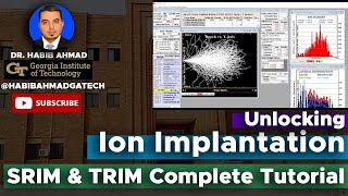 ION IMPLANTATION SIMULATION  SRIM amp TRIM Software Step by Step Tutorial 💻🔑🔓 [upl. by Ydoj379]