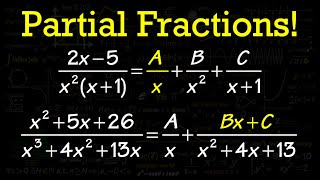 Ultimate Partial Fraction Decomposition Study Guide how setup [upl. by Ailicec]