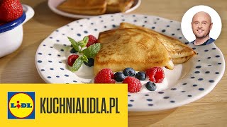 Idealne NALEŚNIKI z serem 🥰🥞 jak z BARU MLECZNEGO 🥛👌  Paweł Małecki amp Kuchnia Lidla [upl. by Miltie]