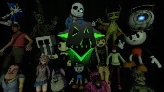 DAGames Medley SFM Song Animation [upl. by Ysiad]