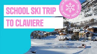 Halsbury Travel  School Ski Trip to Claviere [upl. by Hillman758]