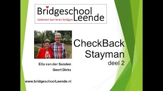 CheckBack Stayman deel 2 [upl. by Jinny300]