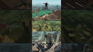 GTA Characters EPIC FreeFall 🔥 from Highest Point [upl. by Osei645]