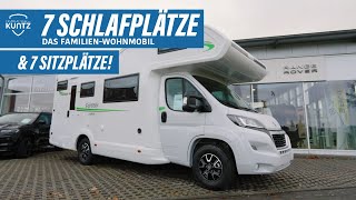 Roomtour Modell 2024  Forster 699VB  Familienwohnmobil mit 7 Schlafplätzen amp 7 Sitzen [upl. by Nilyahs]