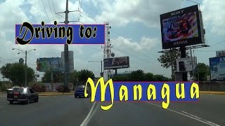 Nicaragua Masaya to Managua Driving Manejando [upl. by Enihpets]