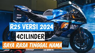 YAMAHA R25 VERSI TERBARU 2024❌ KALO GAK GANTENG KETERLALUAN😂⁉️ [upl. by Nalehp]