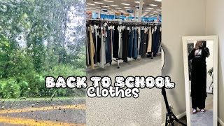 BACK TO SCHOOL CLOTHES SHOPPING ꨄ  HAUL [upl. by Shellie]