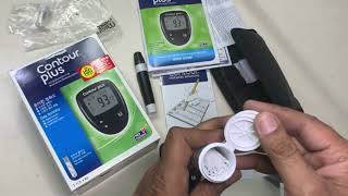 CONTOUR PLUS SUGAR TESTING MACHINE UNBOXING BY GURINDER SINGH [upl. by Kaitlynn]