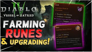 Diablo 4 How to Farm Runes in Vessel of Hatred [upl. by Ysac646]