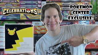 Pokemon Center Exclusive Celebrations Elite Trainer Box Opening [upl. by Zwick]