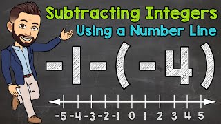 Subtracting Integers Using a Number Line  Math with Mr J [upl. by Navannod]