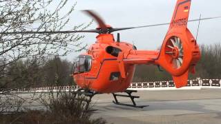 Christoph 29 Landung am Bundeswehr Krankenhaus Hamburg HD [upl. by Mayram]