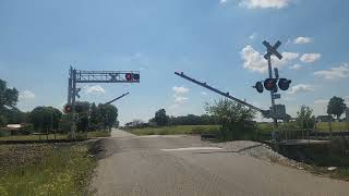 HiDefCSX L421 Passing through Gwynneville Indiana [upl. by Einna]