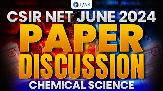 CSIR NET Chemistry Paper Solution  NET Chemical Science Answer key [upl. by Eedebez]