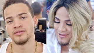 Transformamos a Mi Hermano EN UNA MUJER 💎 Maquillaje Paso a Paso [upl. by Burbank]