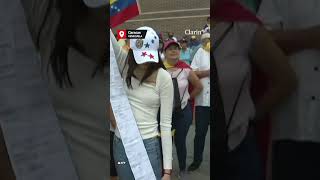 Comienzan las protestas contra Nicolás Maduro en Venezuela  María Corina Machado llamó a protestar [upl. by Ahsatsan]