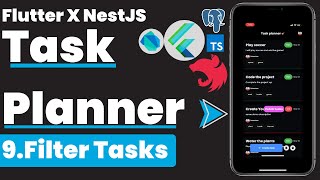 9Task Planner  Filter Tasks🔥  Flutter Task Planner App With Custom Backend [upl. by Jair769]