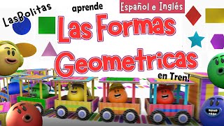 Learning Shapes in English and Spanish [upl. by Karylin]