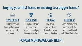 FORUM First Mortgage Options [upl. by Davida]