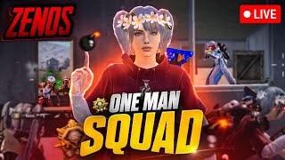 SOLO VS SQUAD Zenos LIVE 😍❤ [upl. by Roana]