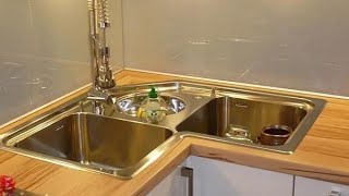 50 Kitchen Corner sink ideas to maximize space Saving go tiny space [upl. by Buyse]