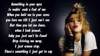 Madonna  Borderline Karaoke  Instrumental with lyrics on screen [upl. by Imit]