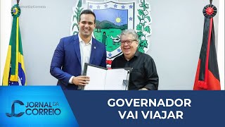 Governador João Azevedo transmite cargo para o vice Lucas Ribeiro enquanto viaja [upl. by Etirugram846]