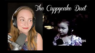 Singing with myself at age 3  The Cuppycake Song [upl. by Kcirrad]