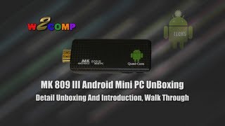 Unboxing amp Introduction of MK 809 III Android Mini PC [upl. by Aila]