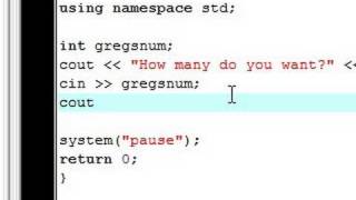 C Tutorial  5  cin and User Input [upl. by Standice]