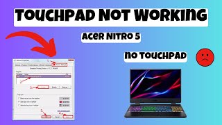 How To Fix Touchpad Not Working or Stopped Working Acer Nitro 5 [upl. by Ahsan]